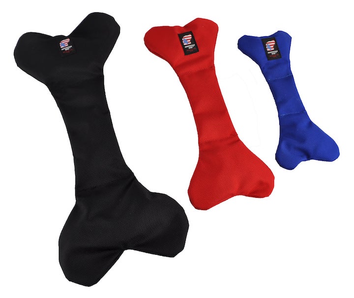 Bad to the Bone Crinkle Cordura Dog Toy (no Squeaker)